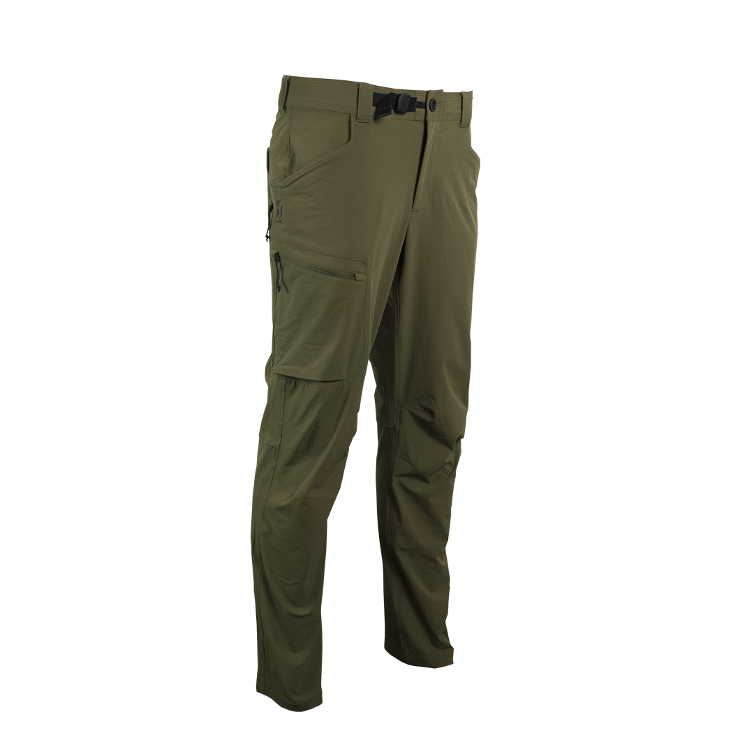 front side view of men's hiking pants
