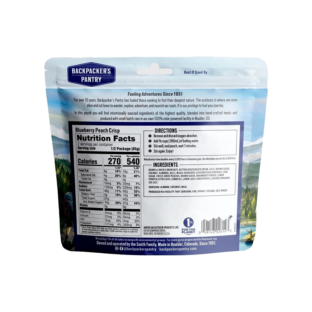 Backpackers Pantry Meals