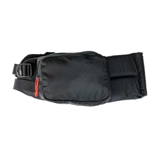 Product shot showing the detachable hip belt pockets of the Outdoor Vitals CS40 Ultra Backpack