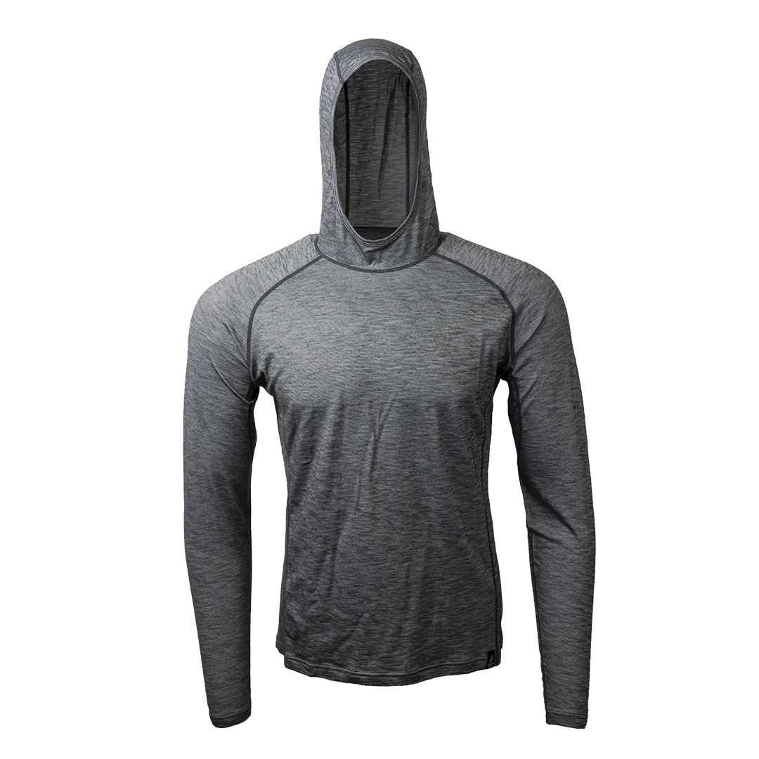 Front view of Tern Ultralight Merino Wool Hoodie