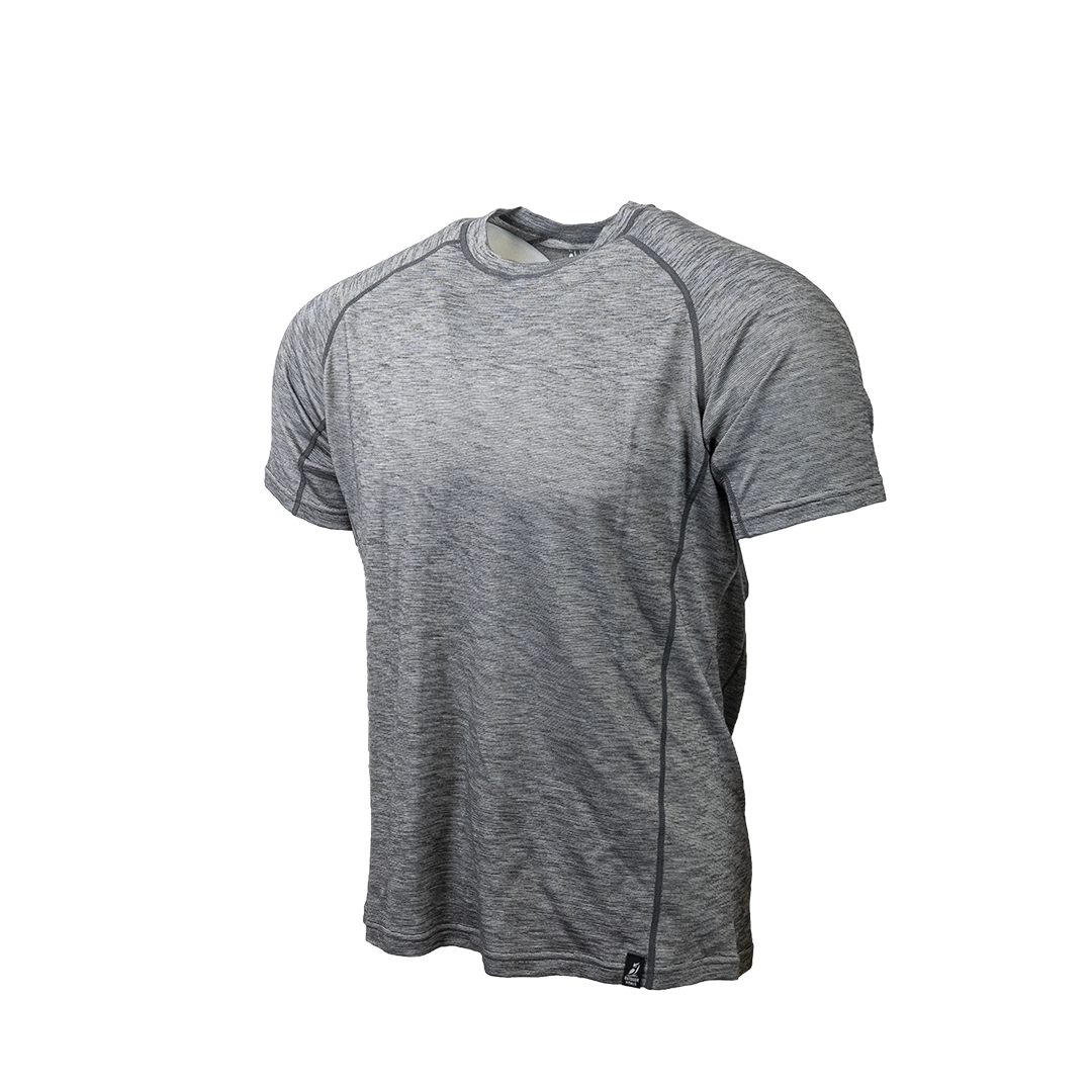 Angled front view of Outdoor Vitals Tern Ultralight Merino Wool Tee