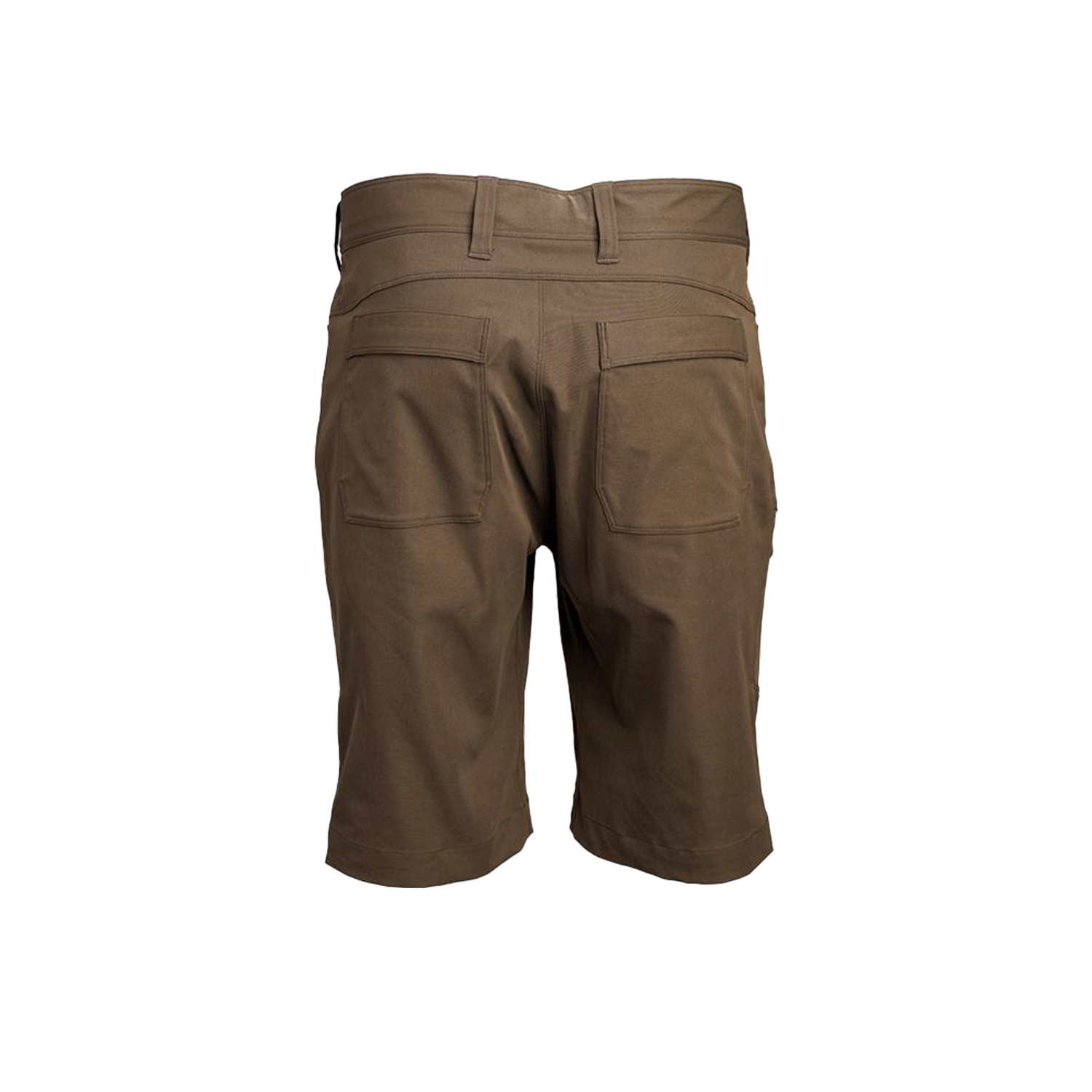rear view of men's backpacking shorts