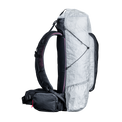 side view of ultralight backpack for thru hiking & backpacking