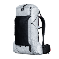 Angled front view of CS40 Ultra backpack on a plain background