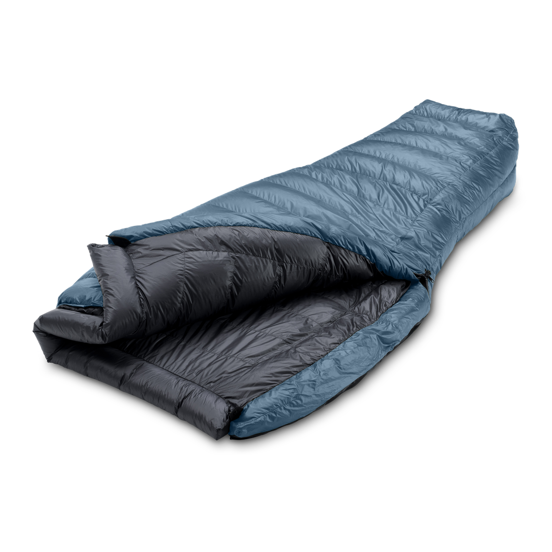 spacious 15 degree sleeping bag for ultralight backpacking