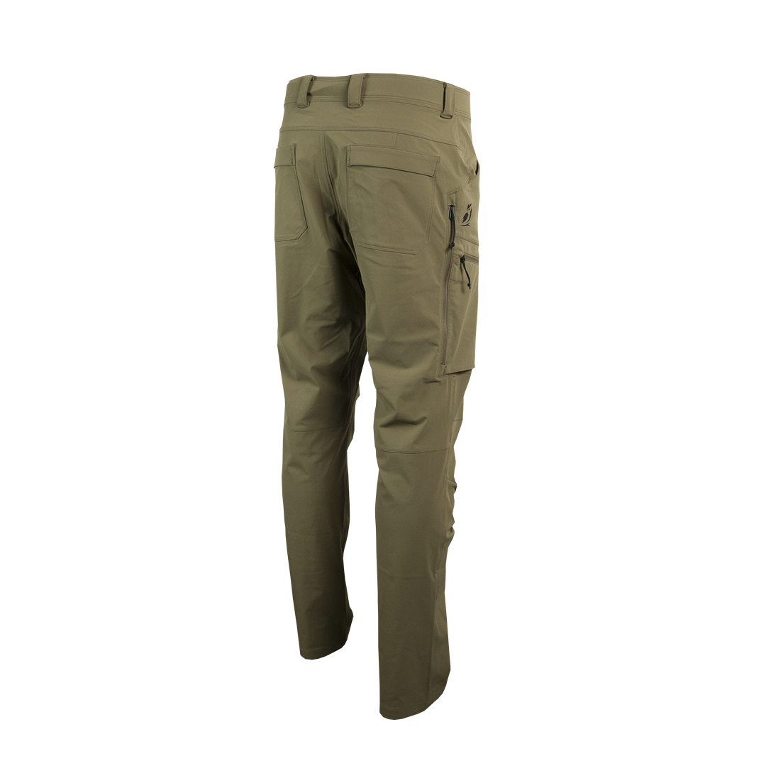 rear side view of men's hiking pants