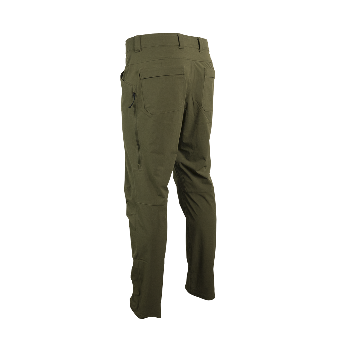 rear side view of men's hiking pants