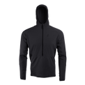 front view of men's fleece mid layer hoodie for hiking & backpacking