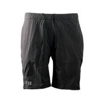 front view of men's trail shorts for hiking and running