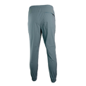 rear view of men's trail pants with elastic cuffs