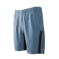 Angled front view of men's hiking shorts
