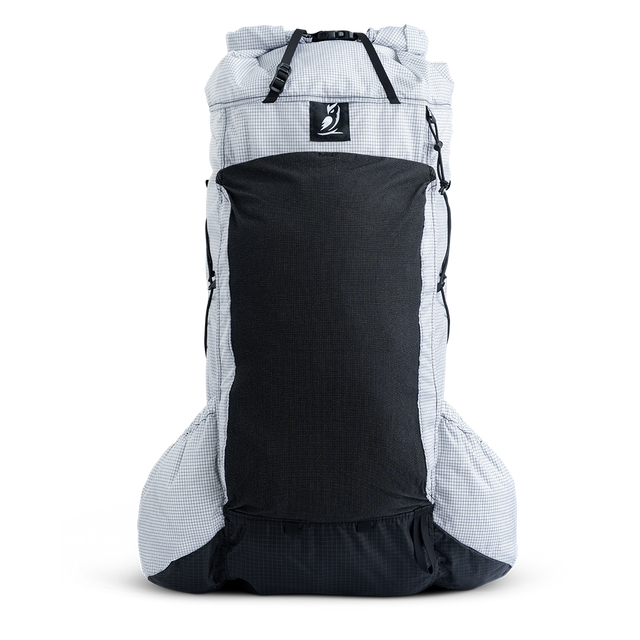 Carbon Evo 50 backpack with a visible brand logo on a plain background