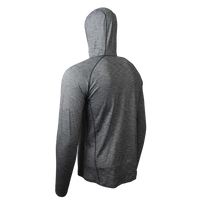 Angled rear view of Tern Ultralight Merino Wool Hoodie