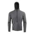 front view of men's fleece hoodie