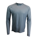 Long-sleeve athletic shirt on a white background