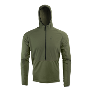 front view of fleece mid layer
