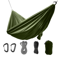 Outdoor Vitals Ultralight Complete Hammock System and included hardware.