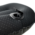 close view of quick inflate/deflate valve on ultralight camping pillow