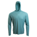 Turquoise Altitude Sun Hoodie front view. Hoodie only.