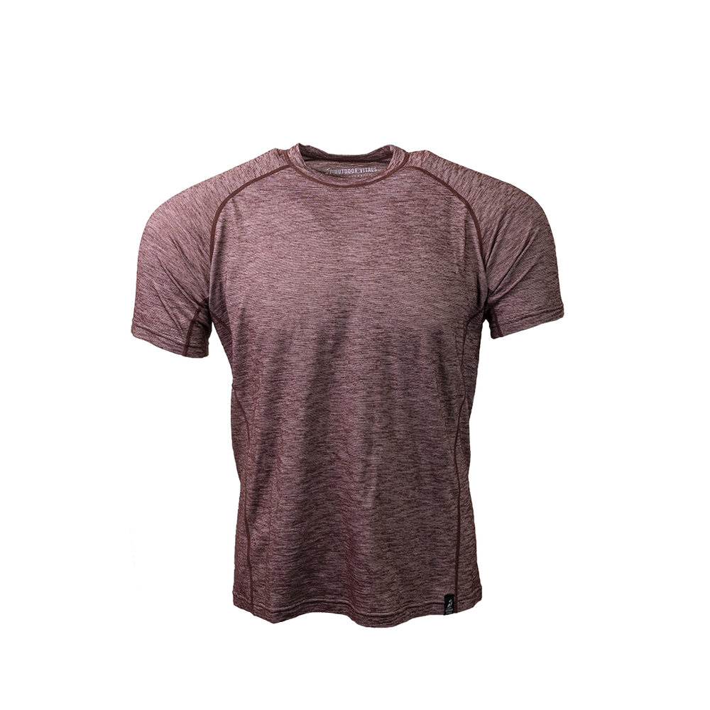 Front view of Outdoor Vitals Tern Ultralight Merino Wool Tee
