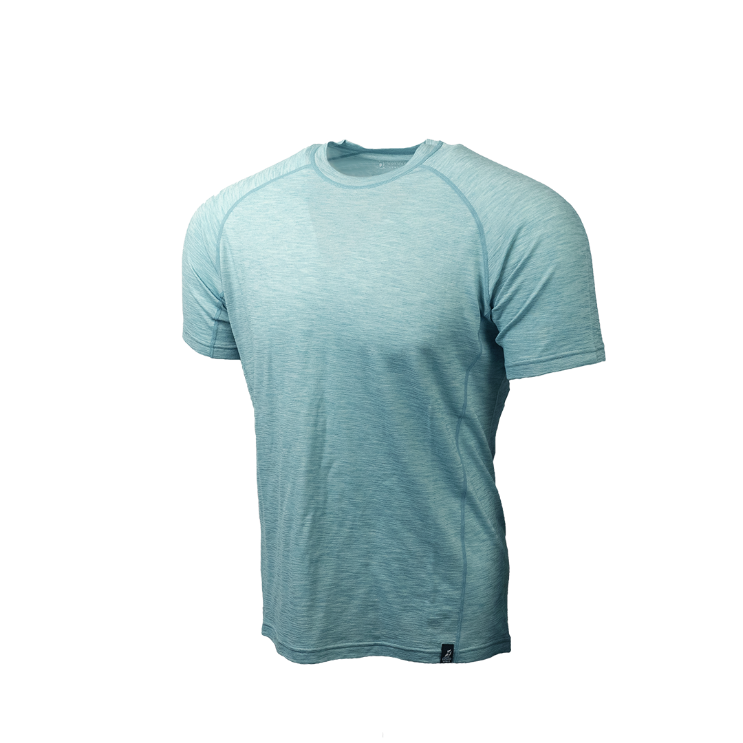 Angled front view of Outdoor Vitals Tern Ultralight Merino Wool Tee