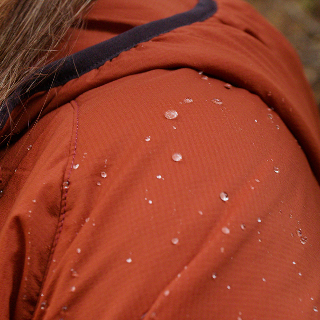 Water resistant hooded jacket 