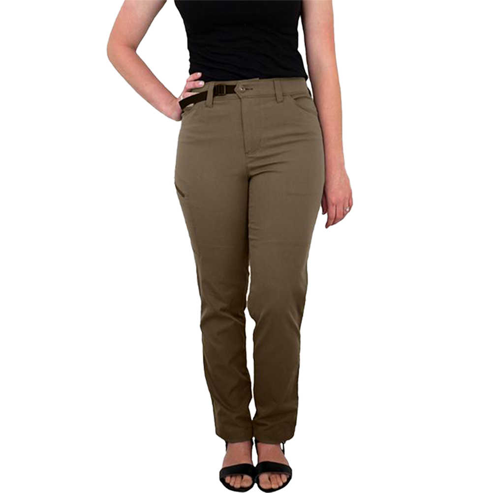 front view of women's hiking pants