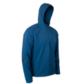 side view of men's technical mid layer hoodie