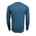 Long-sleeve athletic shirt on a white background back view