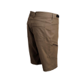 Angled rear view of men's backpacking shorts
