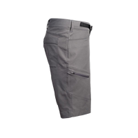 side view of men's backpacking shorts