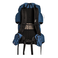 Back view of the Shadowlight Ultralight Backpack in blue with ergonomic straps