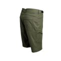 Angled rear view of men's hiking shorts