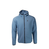 front view of the Outdoor Vitals Vario Jacket with the hood down