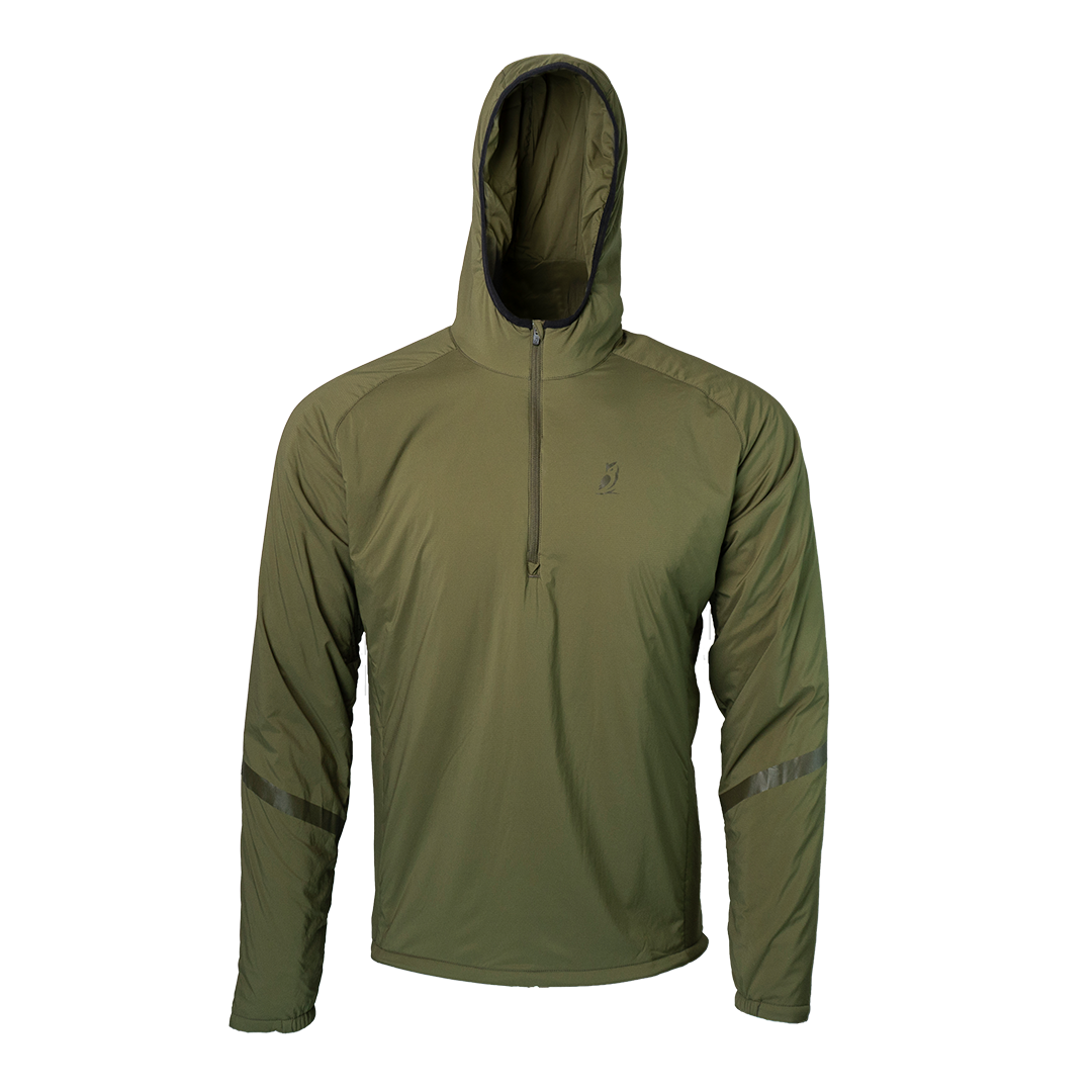 men's active mid layer hoodie front view