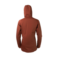 back view of the hooded jacket